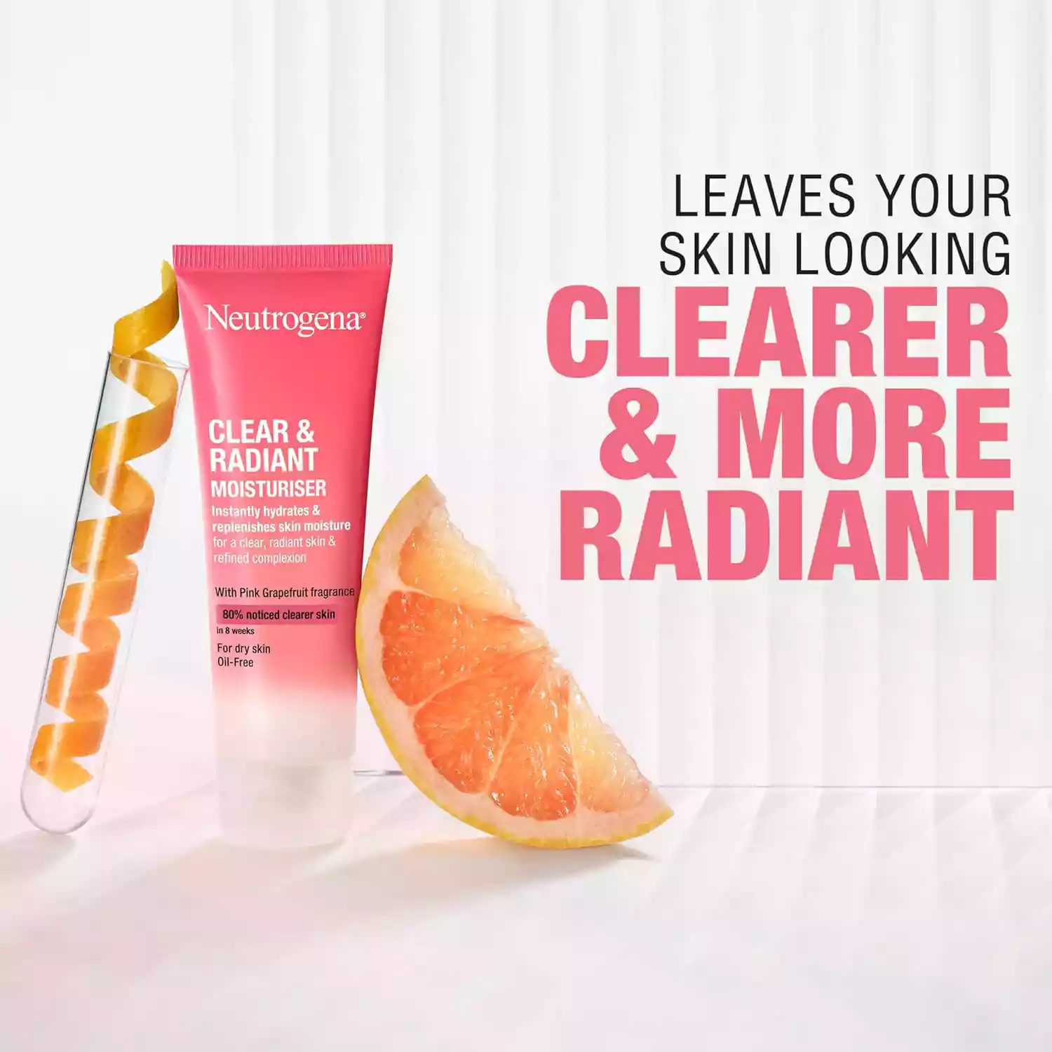Neutrogena Clear & Radiant Moisturiser with Pink Grapefruit Fragrance-50ml thumbnail 5
