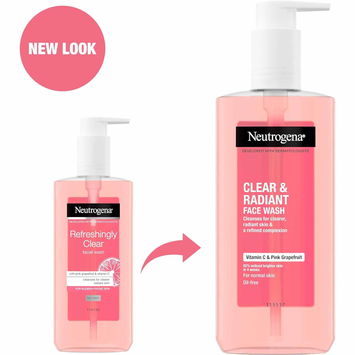 Neutrogena Clear & Radiant Oil Free Face Wash-200ml thumbnail 3