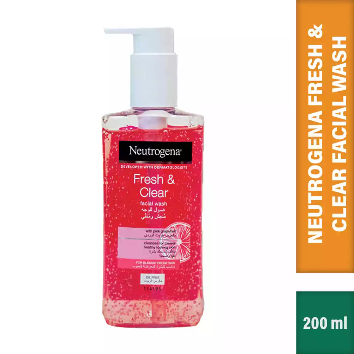 Neutrogena Fresh & Clear Facial Wash-200ml
