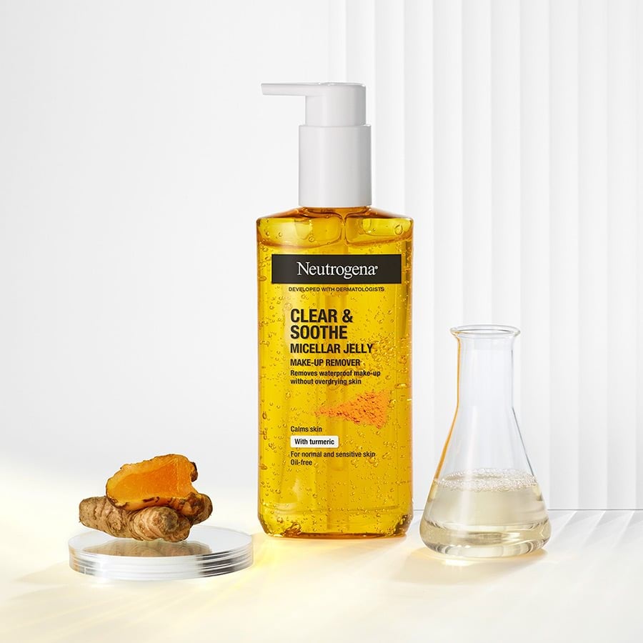 Neutrogena Clear & Soothe Micellar Jelly Make Up Remover-200ml