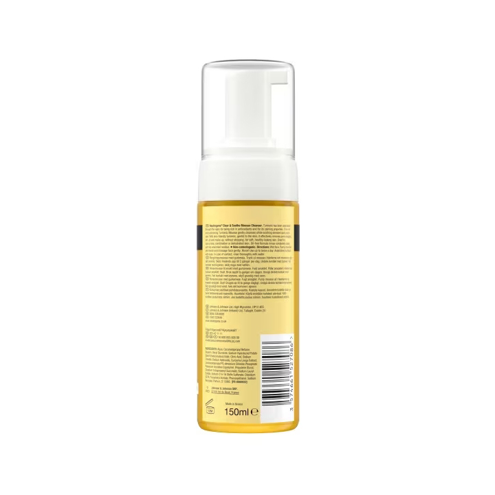 Neutrogena Clear & Soothe Mousse Cleanser-150ml