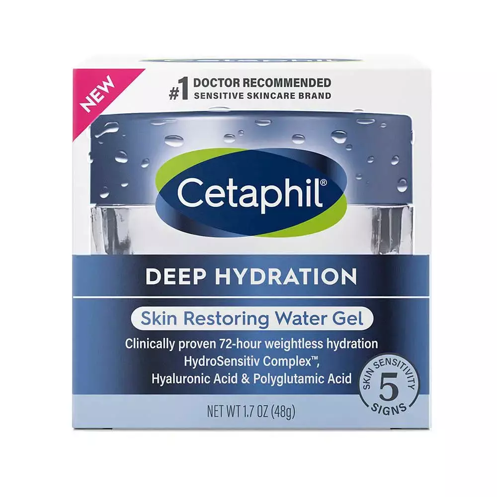 Cetaphil Deep Hydration Skin Restoring Water Gel With Hyaluronic Acid-48g