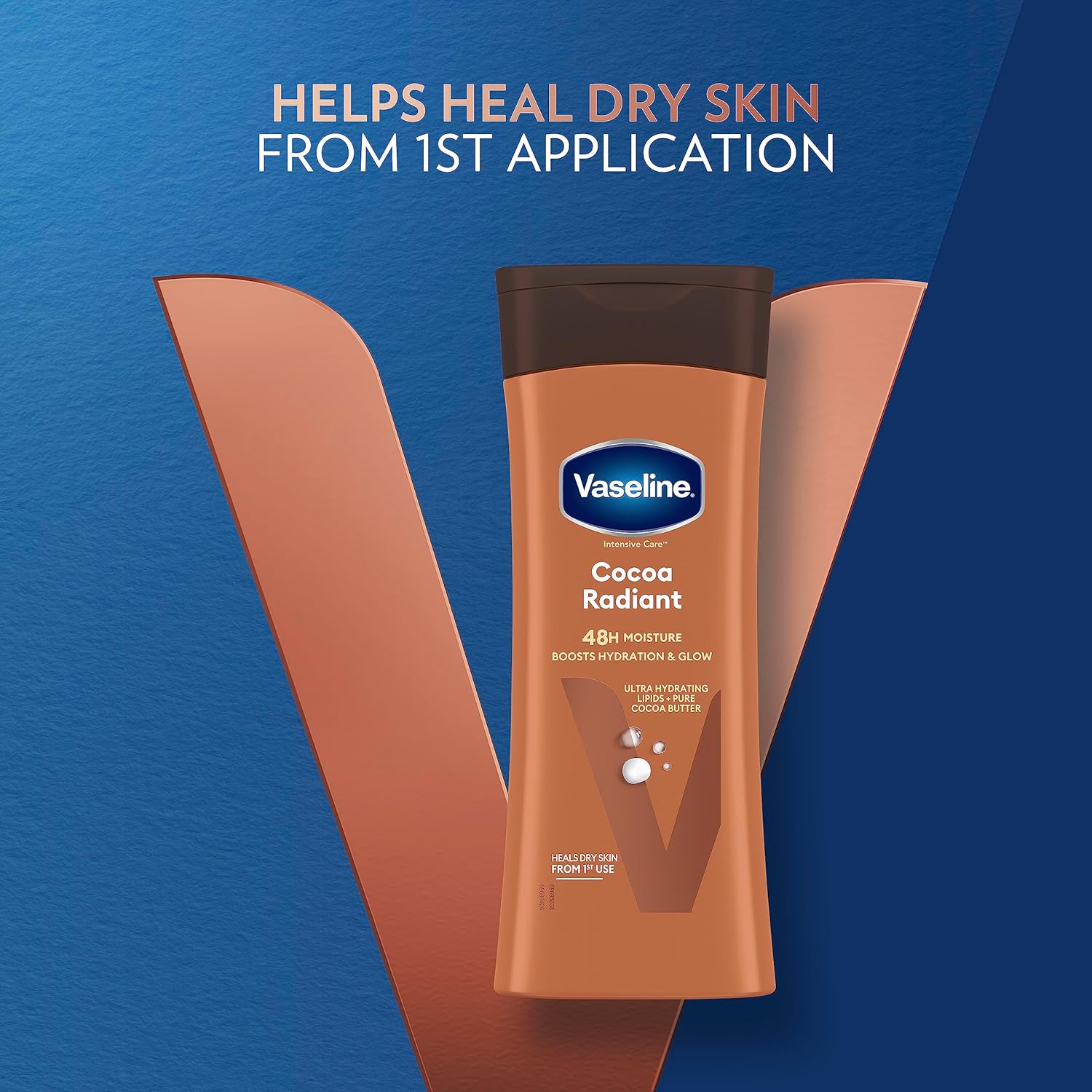Vaseline Body Lotion Intensive Care Cocoa Radiant with Pure Cocoa Butter-200ml