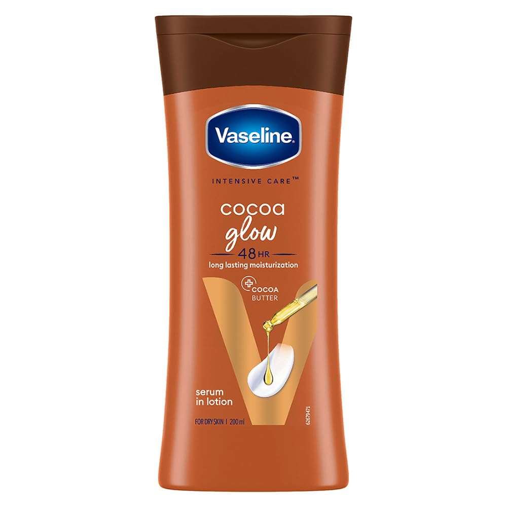 Vaseline Lotion Intensive Care Cocoa Glow with Pure Cocoa Butter & Shea Butter-200ml