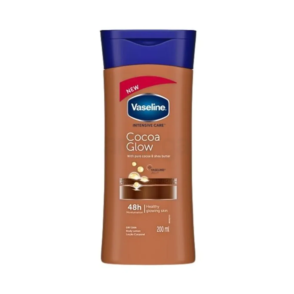 Vaseline Lotion Intensive Care Cocoa Glow with Pure Cocoa Butter & Shea Butter-200ml