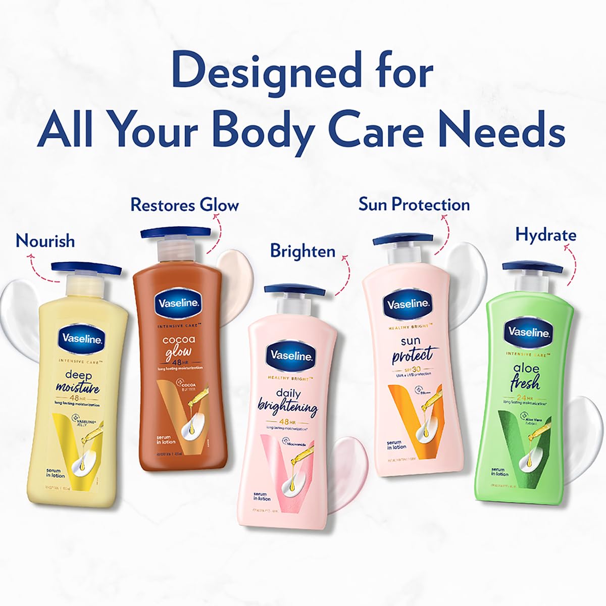 Vaseline Intensive Care Deep Moisture 48HR Serum In Lotion-400ml thumbnail 7