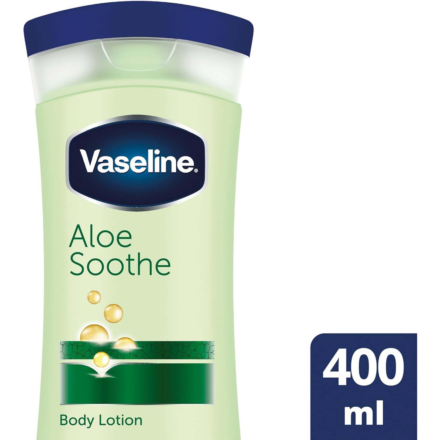 Vaseline Intensive Care Body Lotion Aloe Soothe with Pure Aloe-400ml thumbnail 4