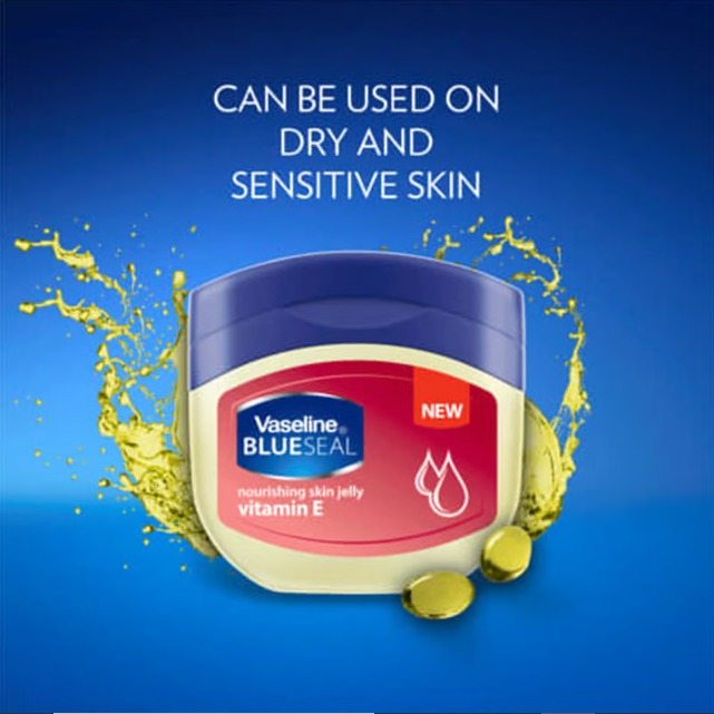 Vaseline Blueseal Nourishing Skin Jelly Vitamin E-50ml thumbnail 3
