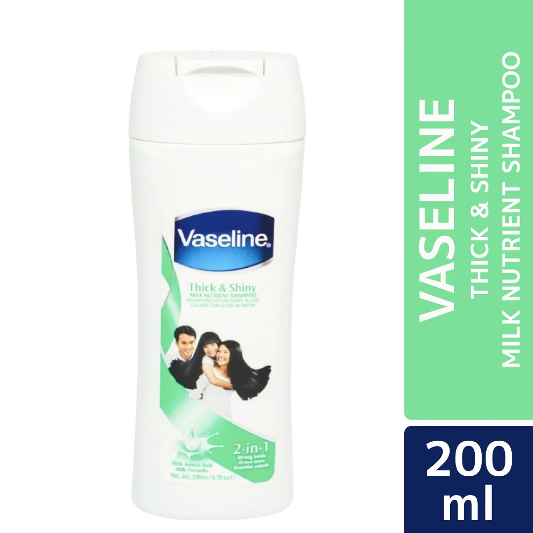Vaseline Thick & Shiny Milk Nutrient Shampoo-200ml