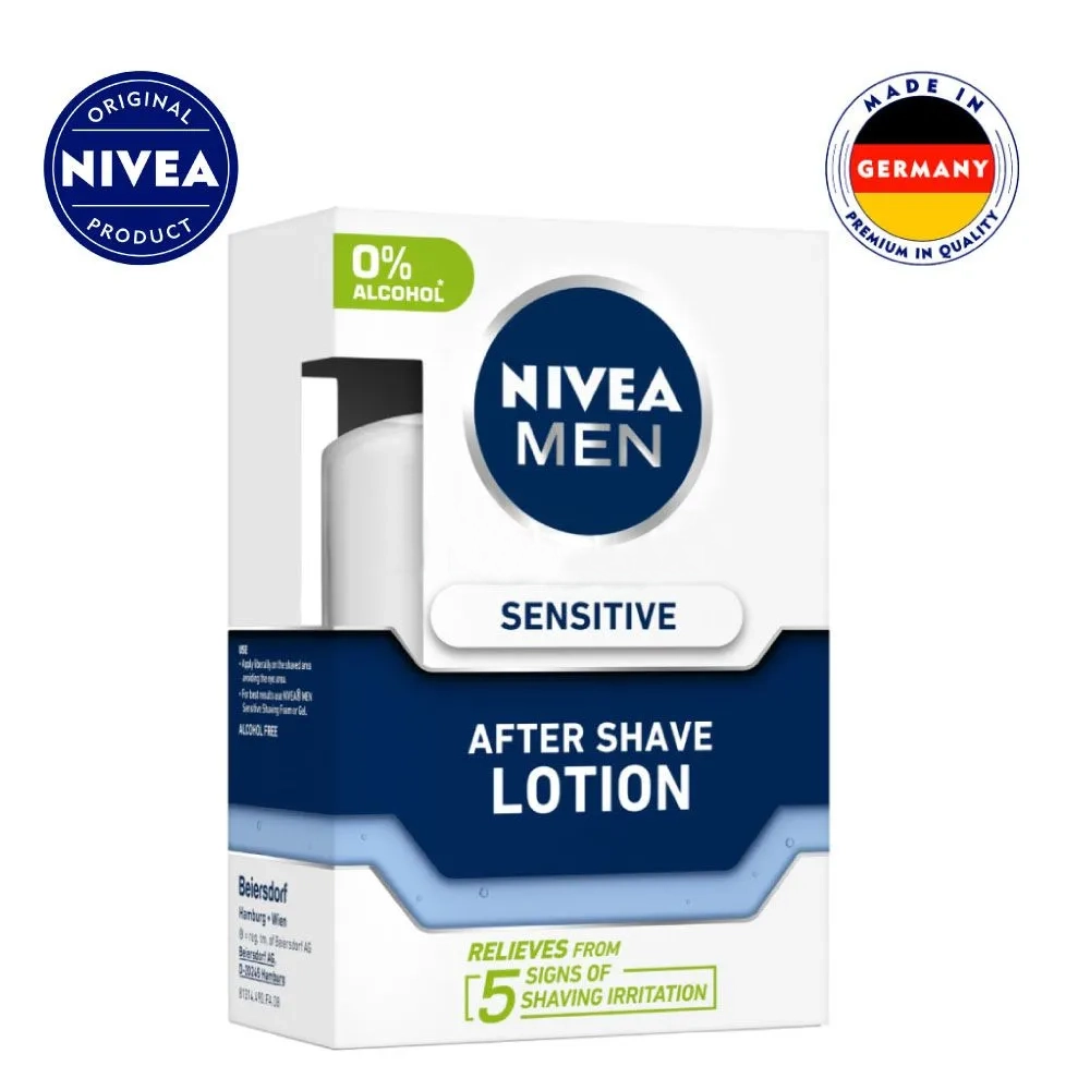 NIVEA Men Sensitive Post Shave Balm Instant Skin Relief for Gentle Care-100ml