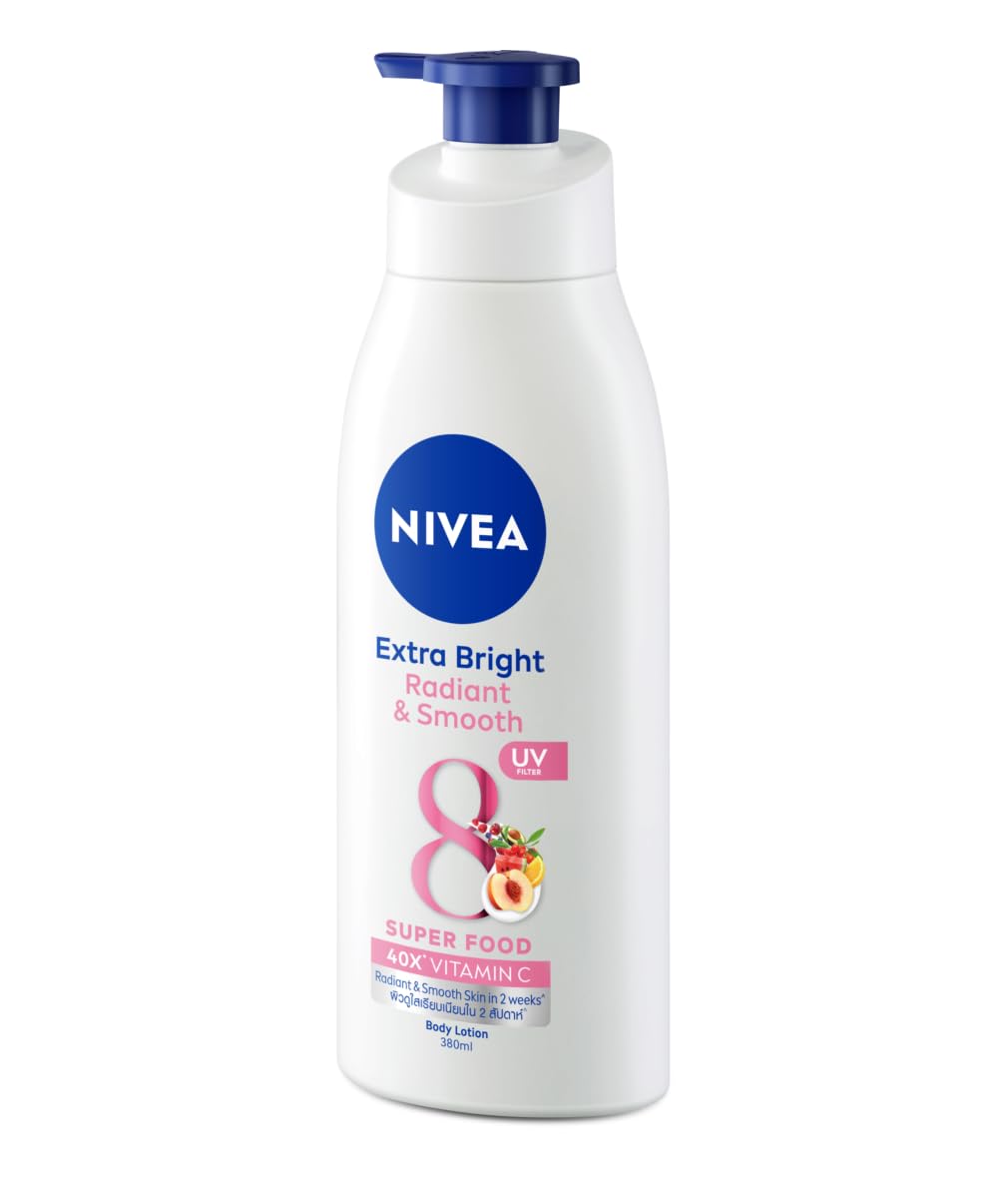 Nivea Extra Bright Radiant & Smooth Body Lotion with Superfood Extracts-550ml