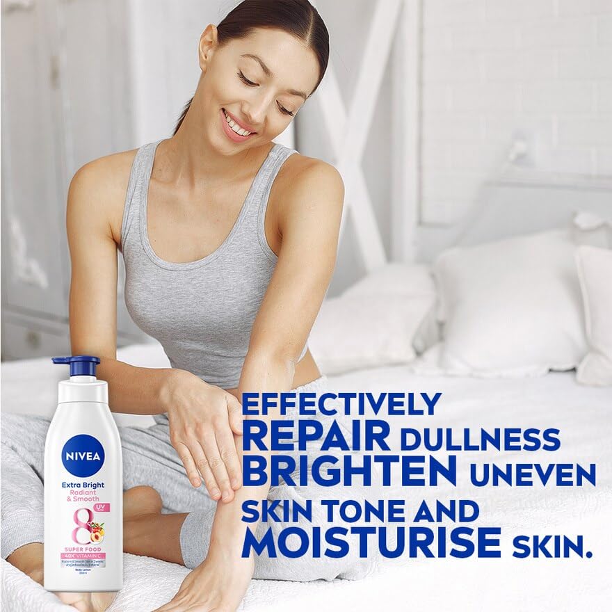 Nivea Extra Bright Radiant & Smooth Body Lotion with Superfood Extracts-550ml thumbnail 3
