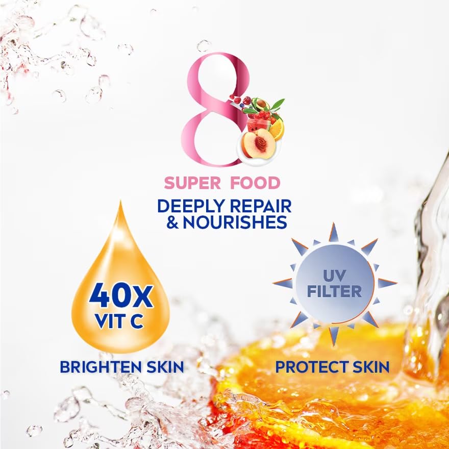 Nivea Extra Bright Radiant & Smooth Body Lotion with Superfood Extracts-550ml thumbnail 4