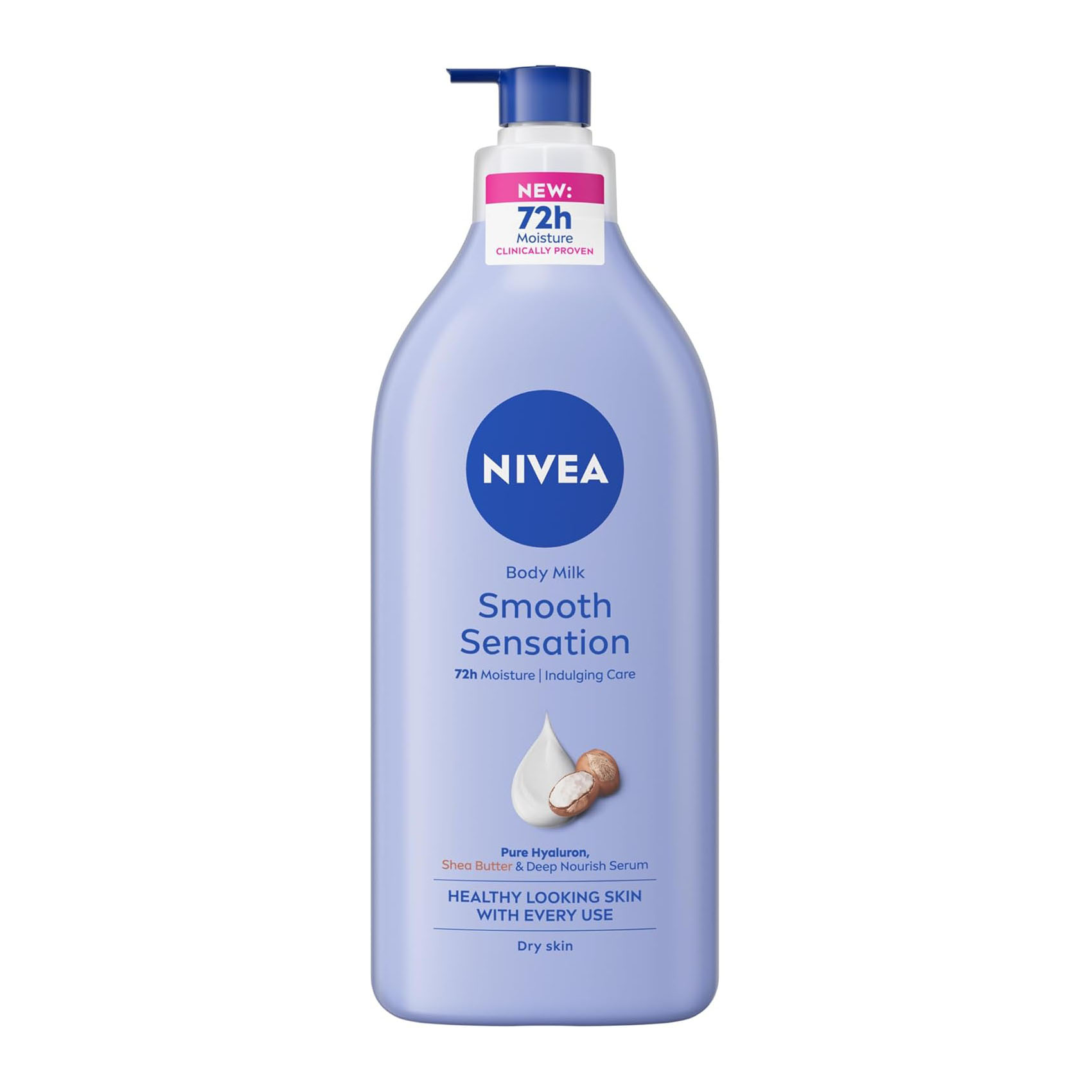 Nivea Smooth Sensation 48h Shea Butter Deep Moisture Body Lotion for Dry Skin-625ml