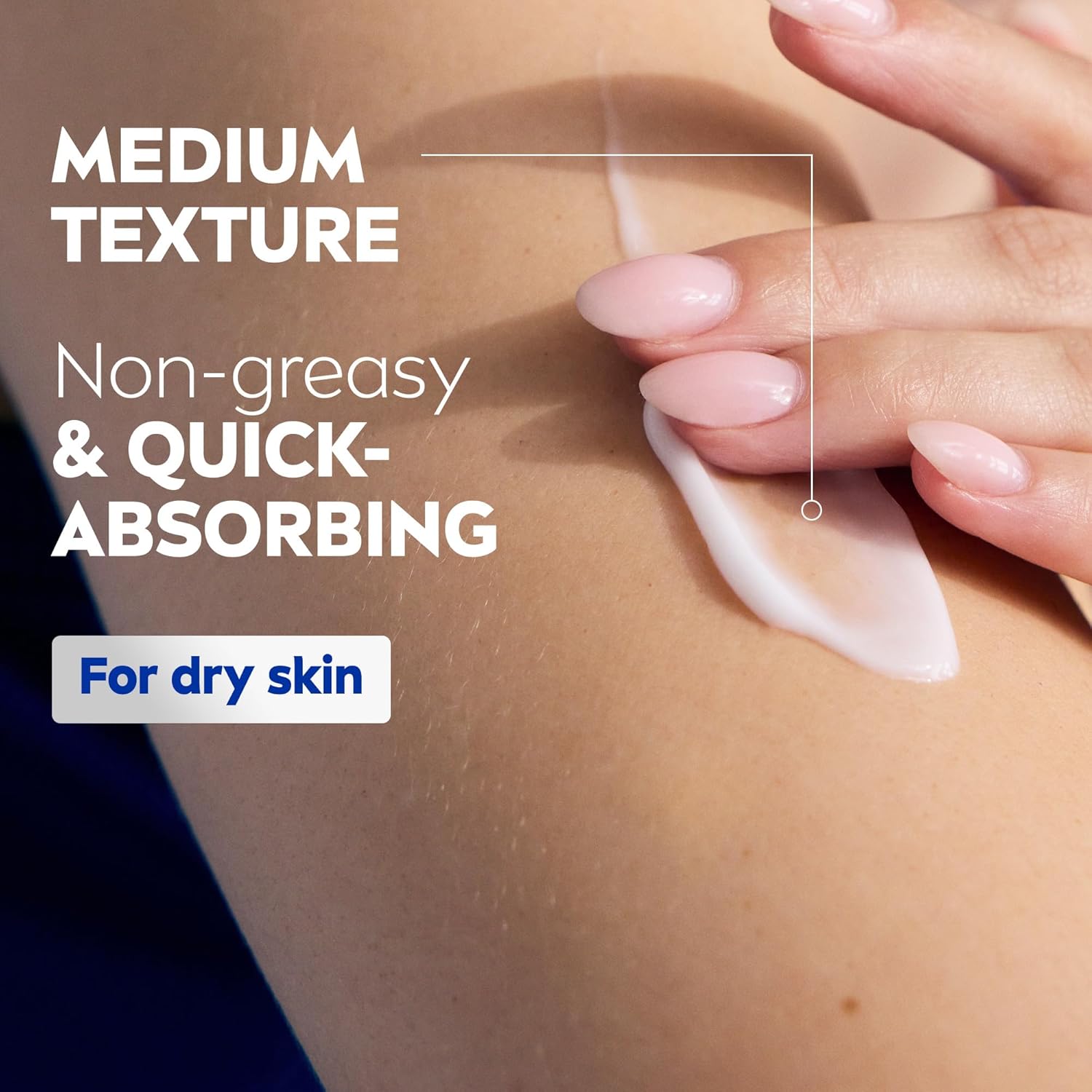 Nivea Smooth Sensation 48h Shea Butter Deep Moisture Body Lotion for Dry Skin-625ml thumbnail 4