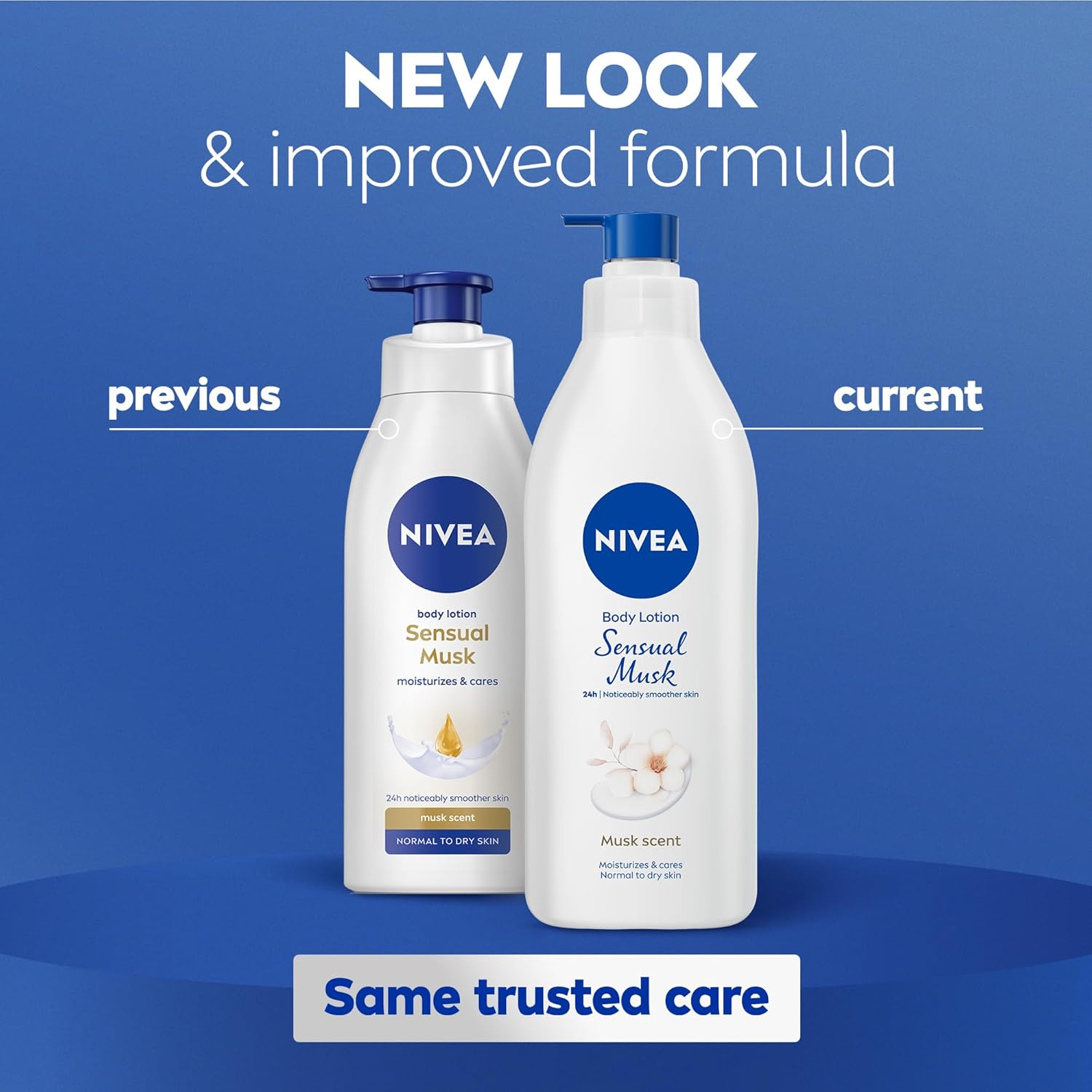 Nivea Sensual Musk Body Lotion Fragrance & Care for Normal to Dry Skin-400ml