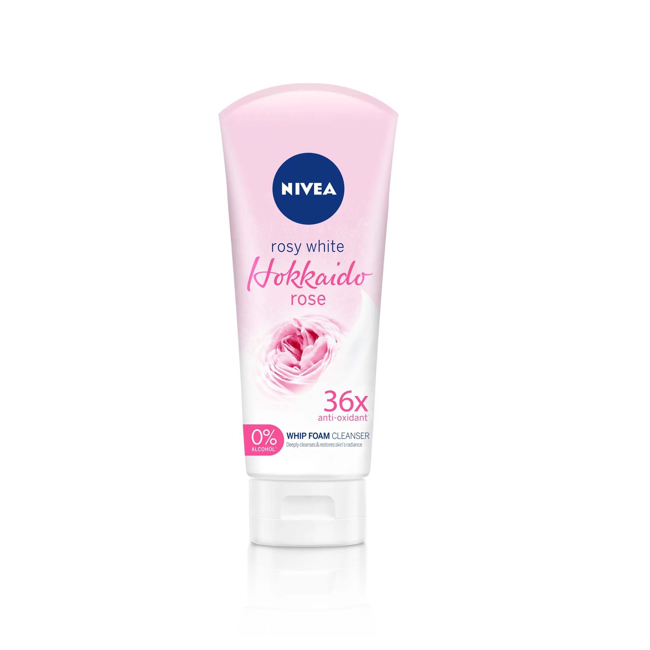 Nivea Rosy Bright Hokkaido Rose 36X Anti Oxidant Whip Foam Cleanser-100ml