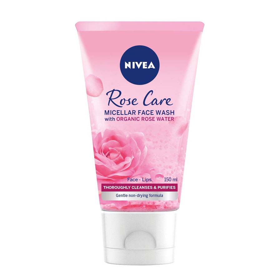 Nivea Rose Care Micellar Face Wash with Organic Rose Water-150ml