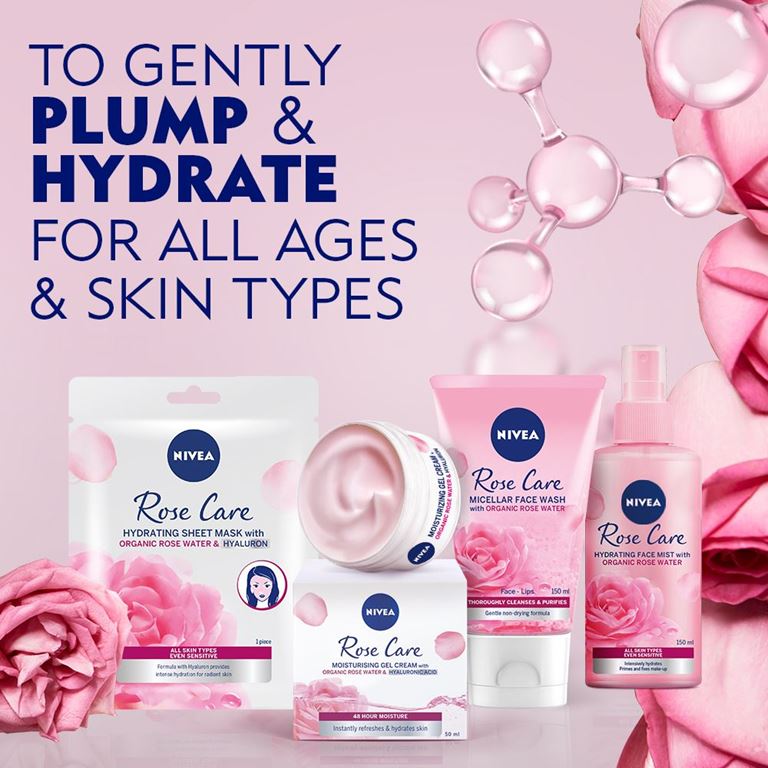 Nivea Rose Care Micellar Face Wash with Organic Rose Water-150ml thumbnail 5
