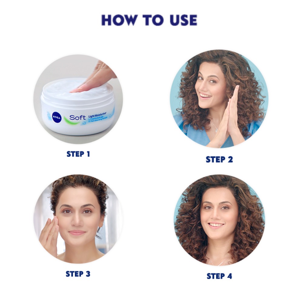 NIVEA Soft Moisturizing Cream with Vitamin E & Jojoba Oil-50ml thumbnail 3