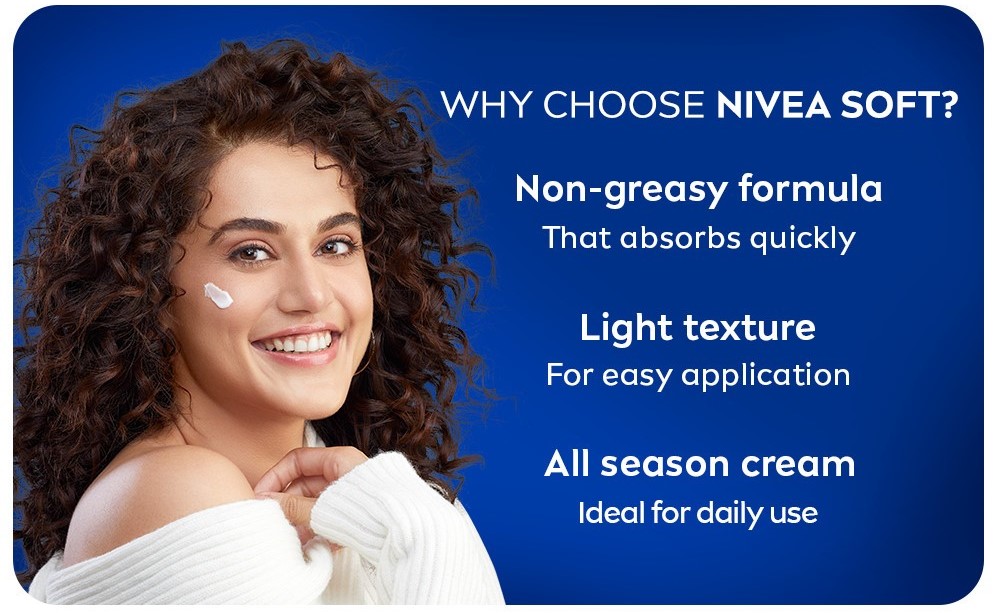 NIVEA Soft Moisturizing Cream with Vitamin E & Jojoba Oil-50ml thumbnail 6