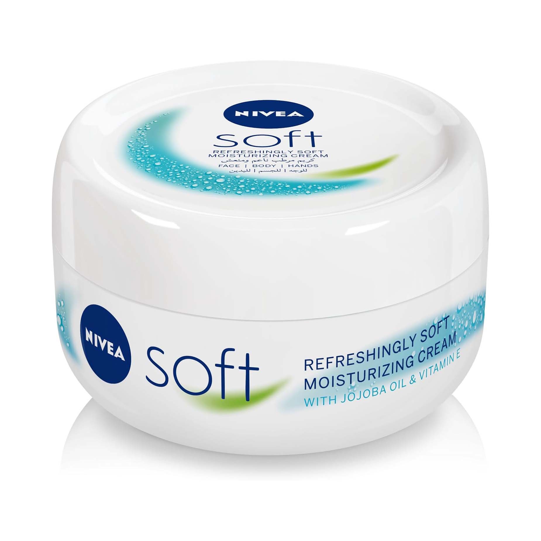 NIVEA Soft Moisturizing Cream for Face, Body & Hands-200ml