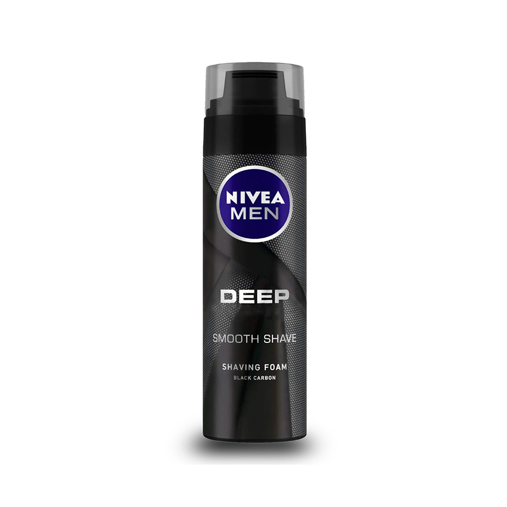 Nivea Men Deep Impact Shaving Foam Black Carbon-200ml