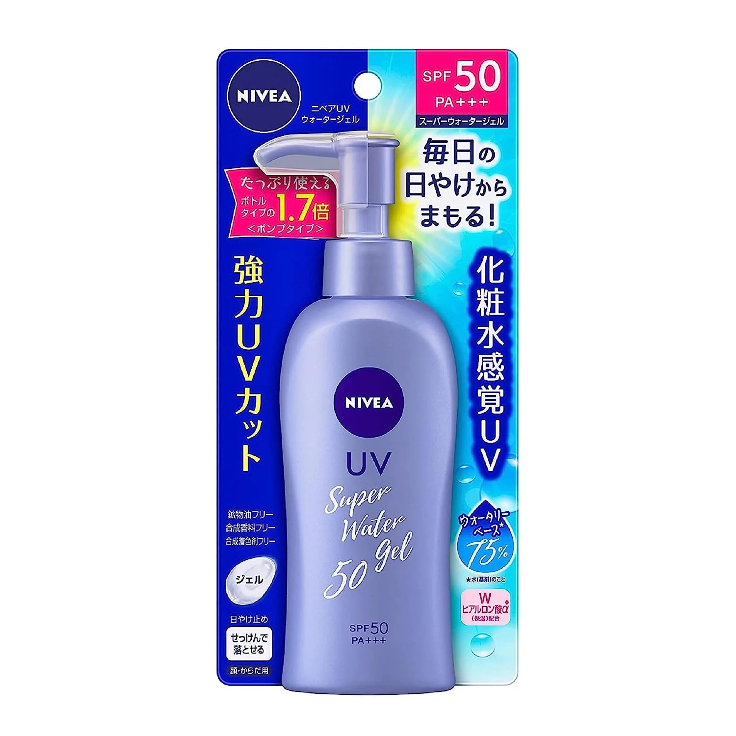 Nivea Super Water Gel SPF50 Ingredients-140g