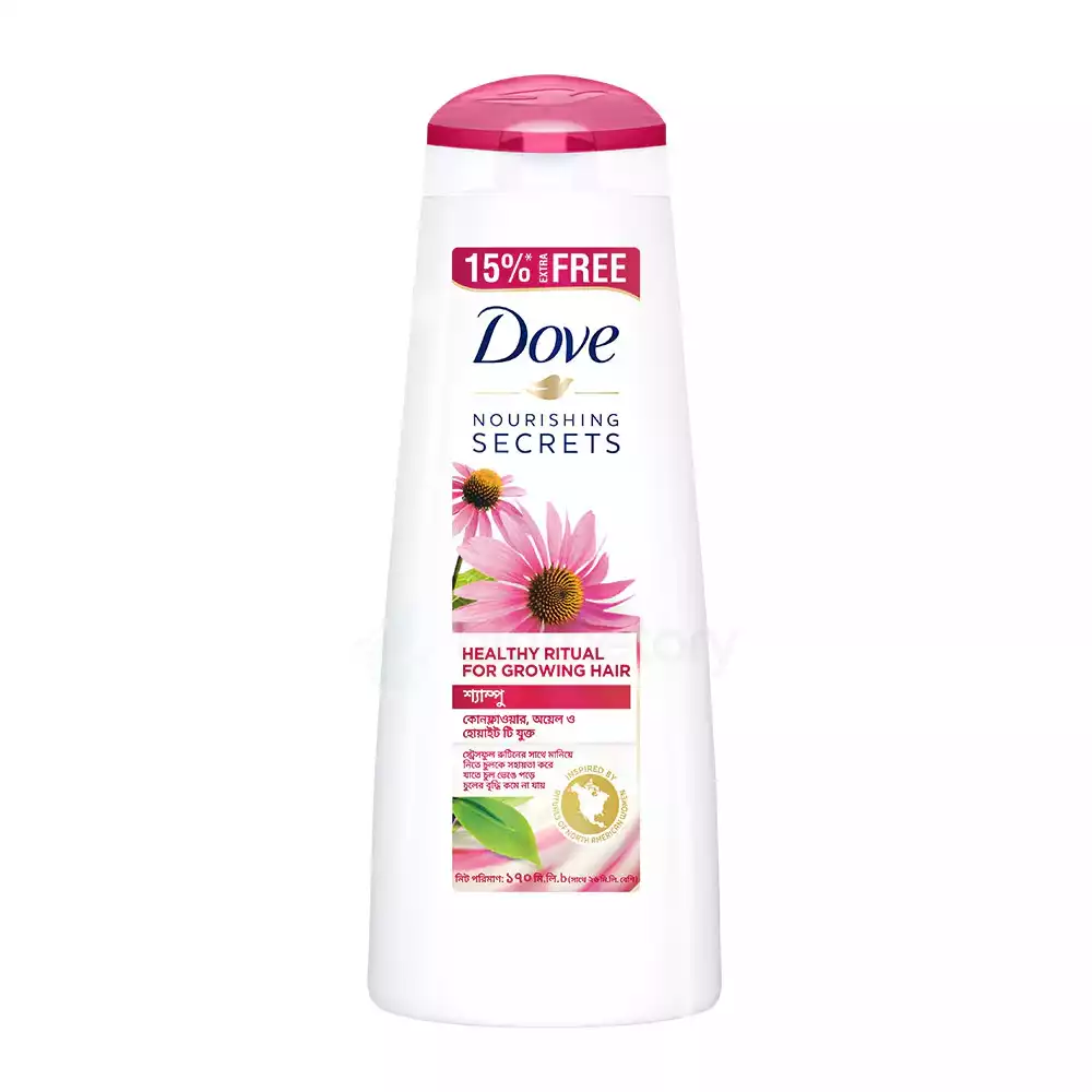 Dove Nourishing Secrets Healthy Ritual for Growing Hair Shampoo-170ml