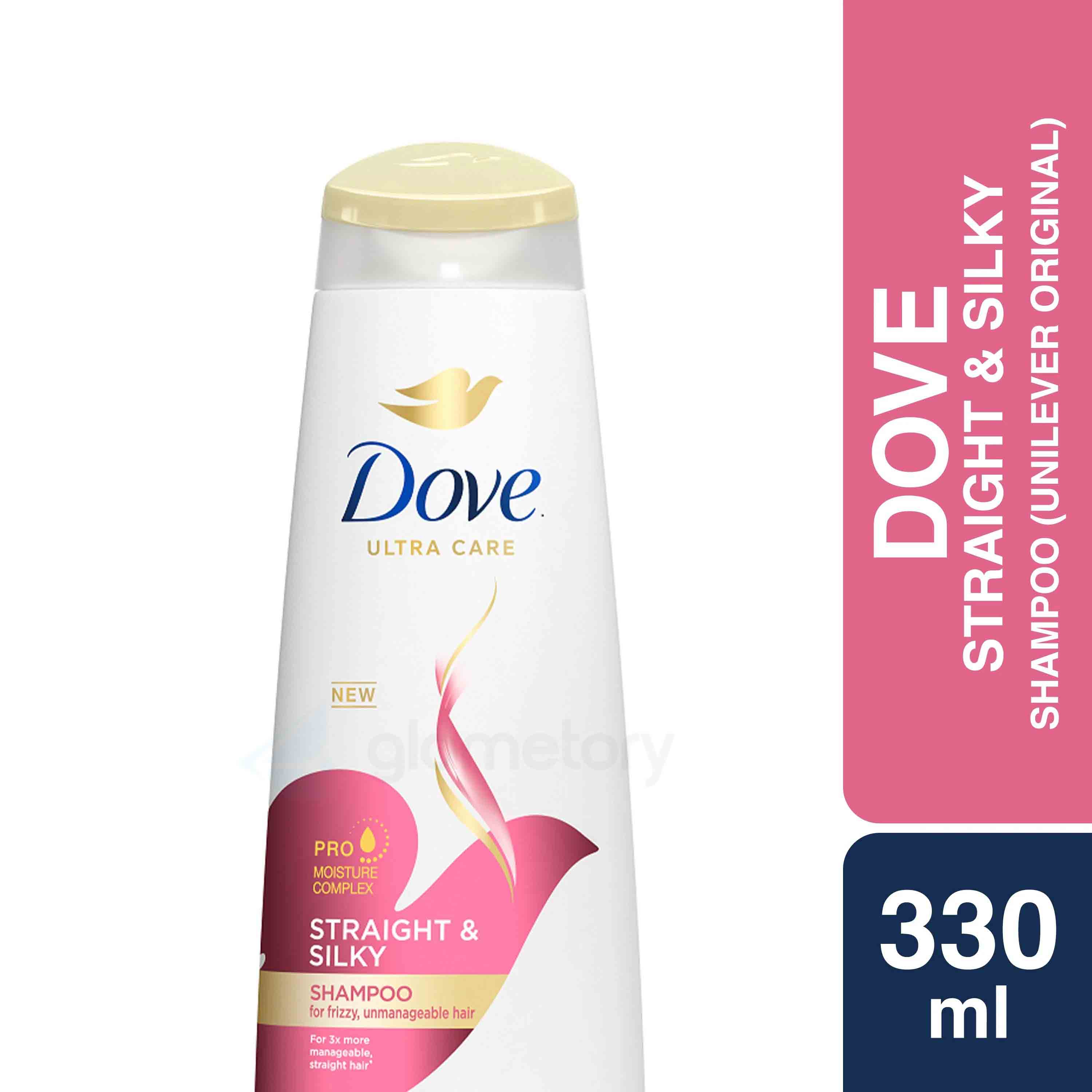 Dove Ultra Care Straight & Silky Shampoo-330ml thumbnail 3