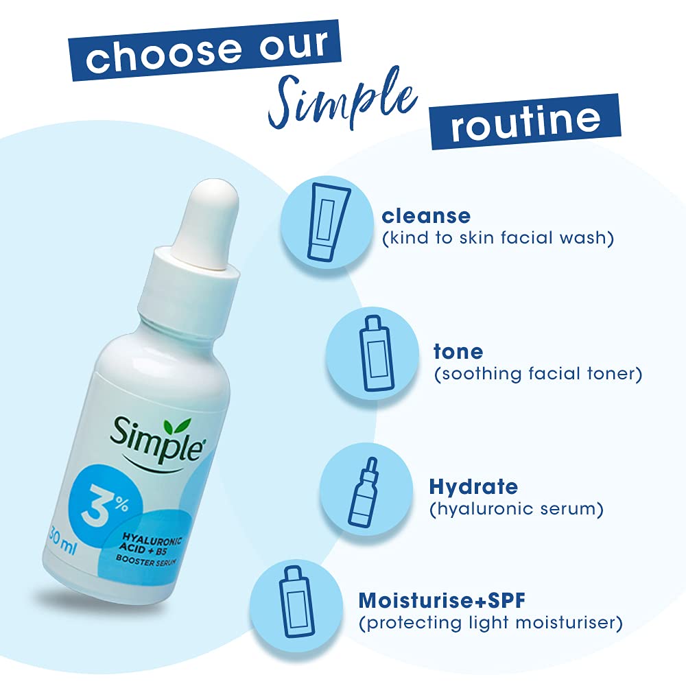 Simple Booster Serum 3% Hyaluronic Acid & B5-30ml thumbnail 5