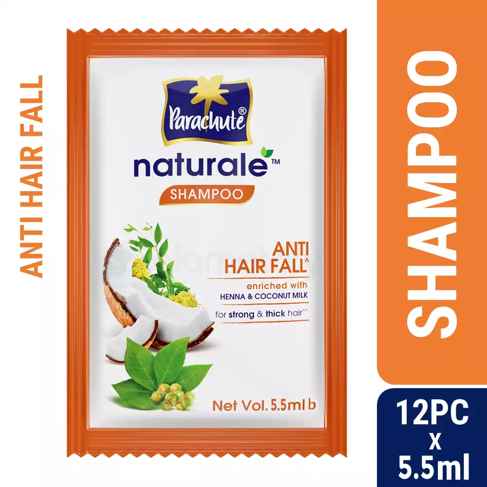 Parachute Naturale Shampoo Anti Hair Fall-5.25ml 12pcs