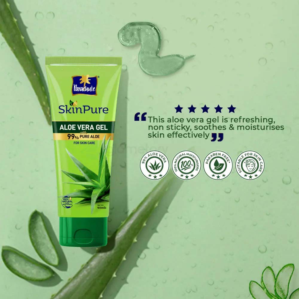 Parachute SkinPure Aloe Vera Gel-50ml thumbnail 3