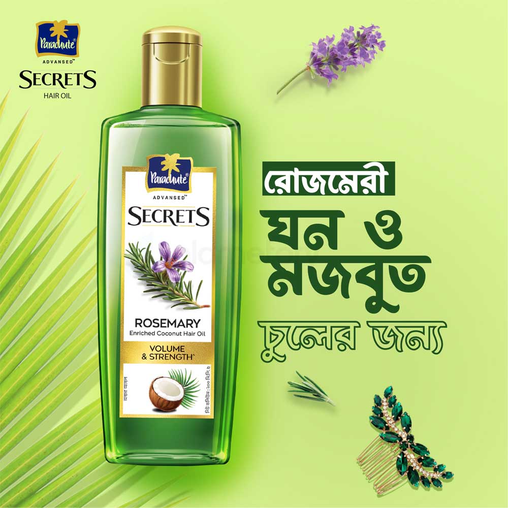 Parachute Advansed Secrets Rosemary Coconut Hair Oil-200ml thumbnail 3