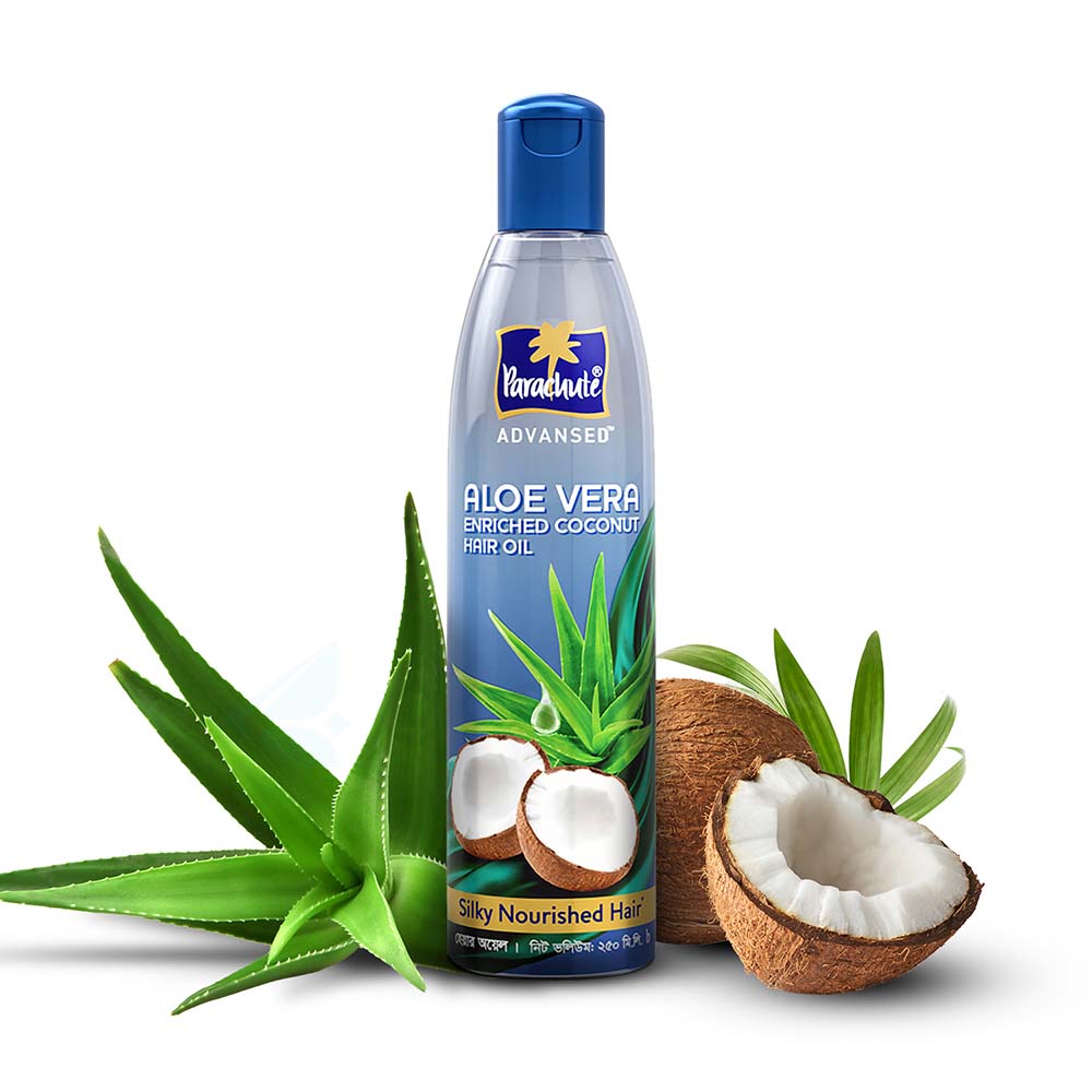 Parachute Advansed Aloe Vera Enriched Coconut Hair Oil-250ml 2 Pack