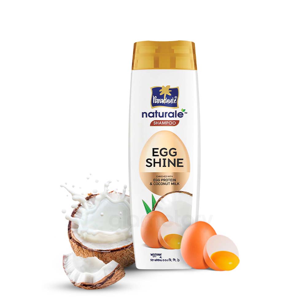 Combo Pack Parachute Naturale Shampoo Egg Shine-330ml & Coconut Hair Oil-275ml thumbnail 3