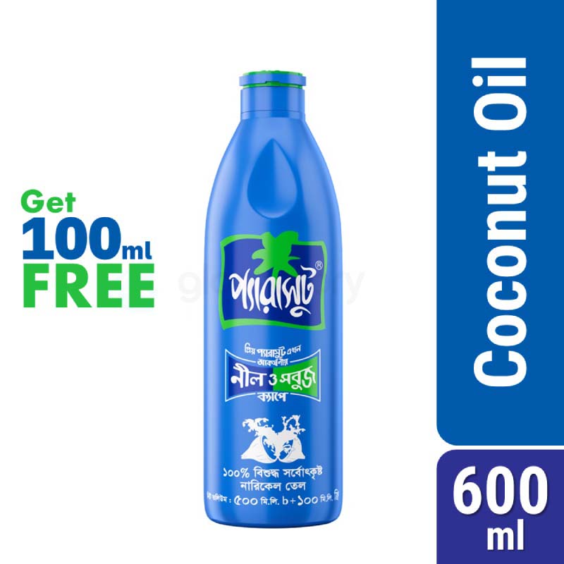 Parachute Coconut Oil-500ml Extra 100ml Free