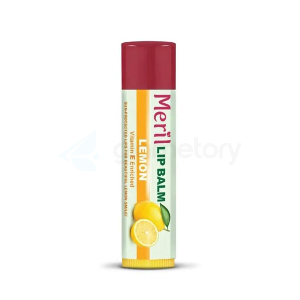 Meril Lip Balm Lemon-4.8g