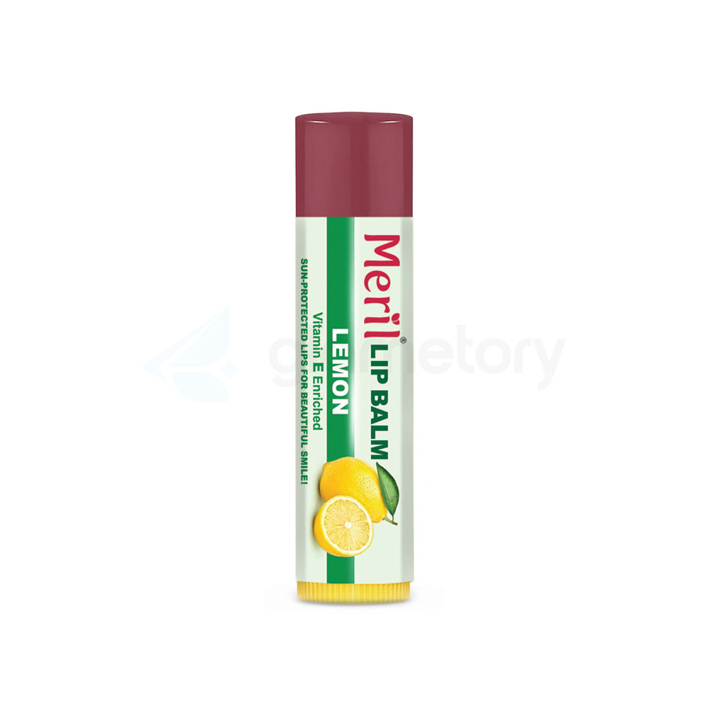Meril Lip Balm Lemon-4.8g