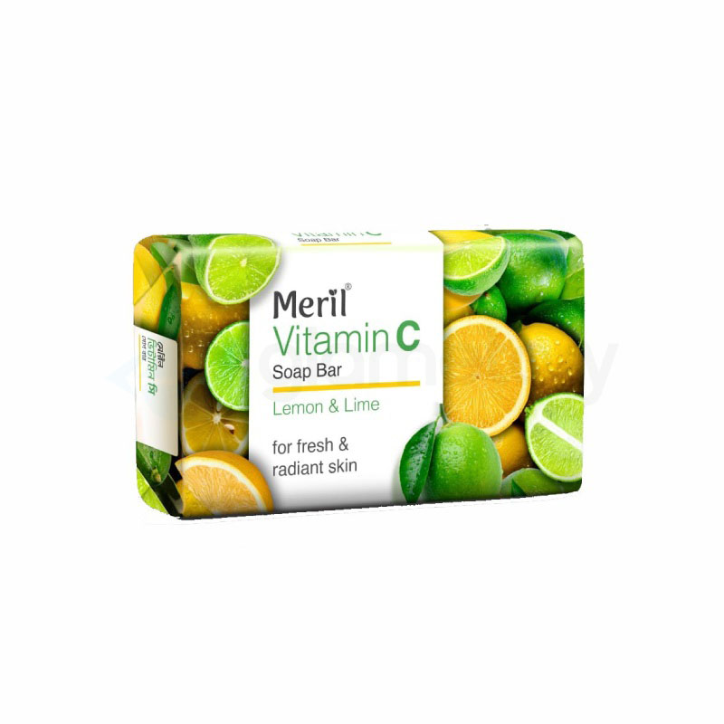 Meril Vitamin C Lemon & Lime Soap Bar-100g