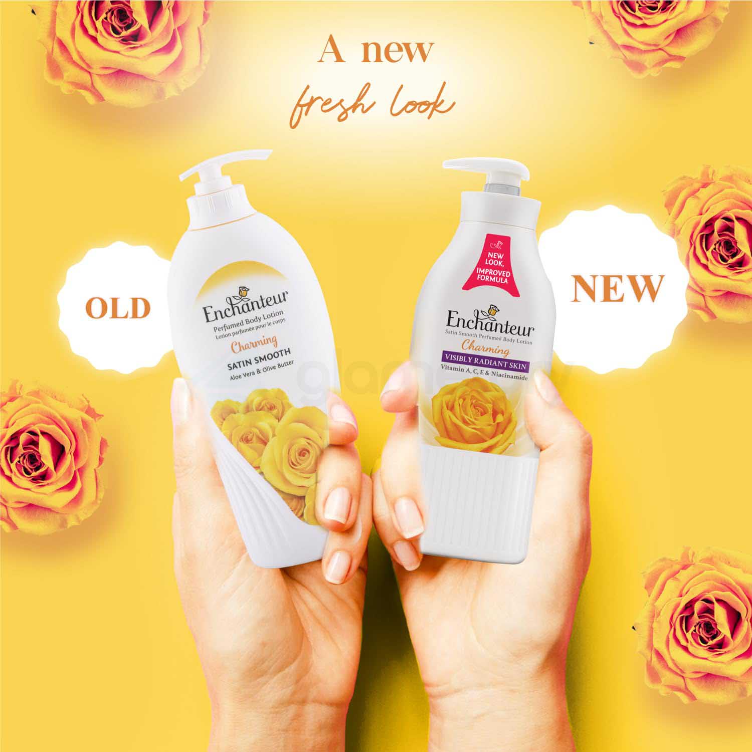 Enchanteur Lotion Charming Satin Smooth Perfumed with Vitamin A, C, E & Niacinamide-500ml thumbnail 4