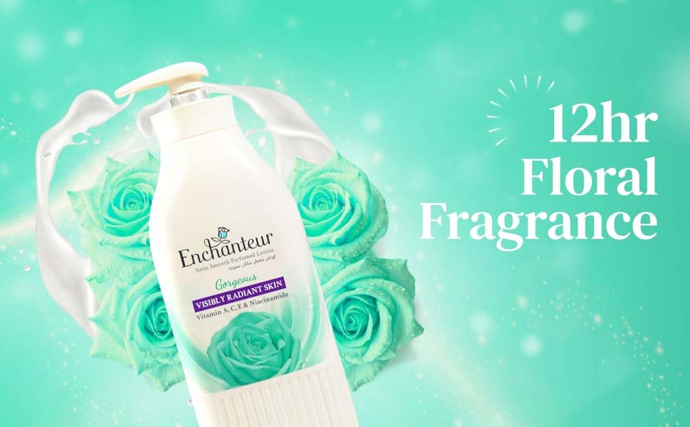 Enchanteur Lotion Gorgeous Satin Smooth Perfumed with Vitamin A, C, E & Niacinamide-500ml thumbnail 3