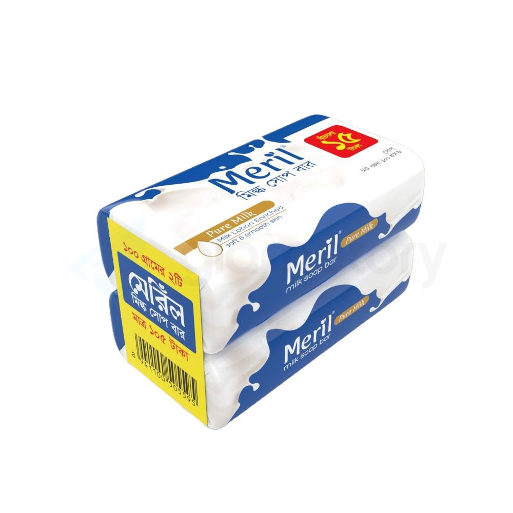 Meril Milk Soap Bar-100g Buy 2 & Get 15 TK Off