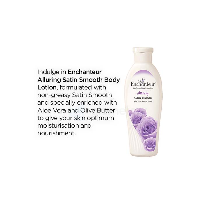 Enchanteur Alluring Perfumed Body Lotion Satin Smooth Aloe Vera & Olive Butter-250ml thumbnail 4