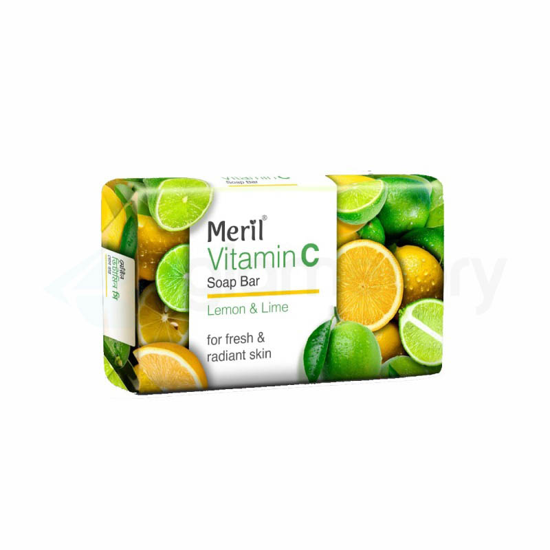 Meril Vitamin C Soap Bar Lemon & Lime-100g