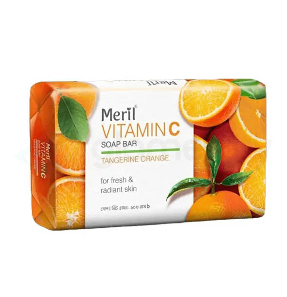 Meril Vitamin C Tangerine Orange Soap Bar-100g
