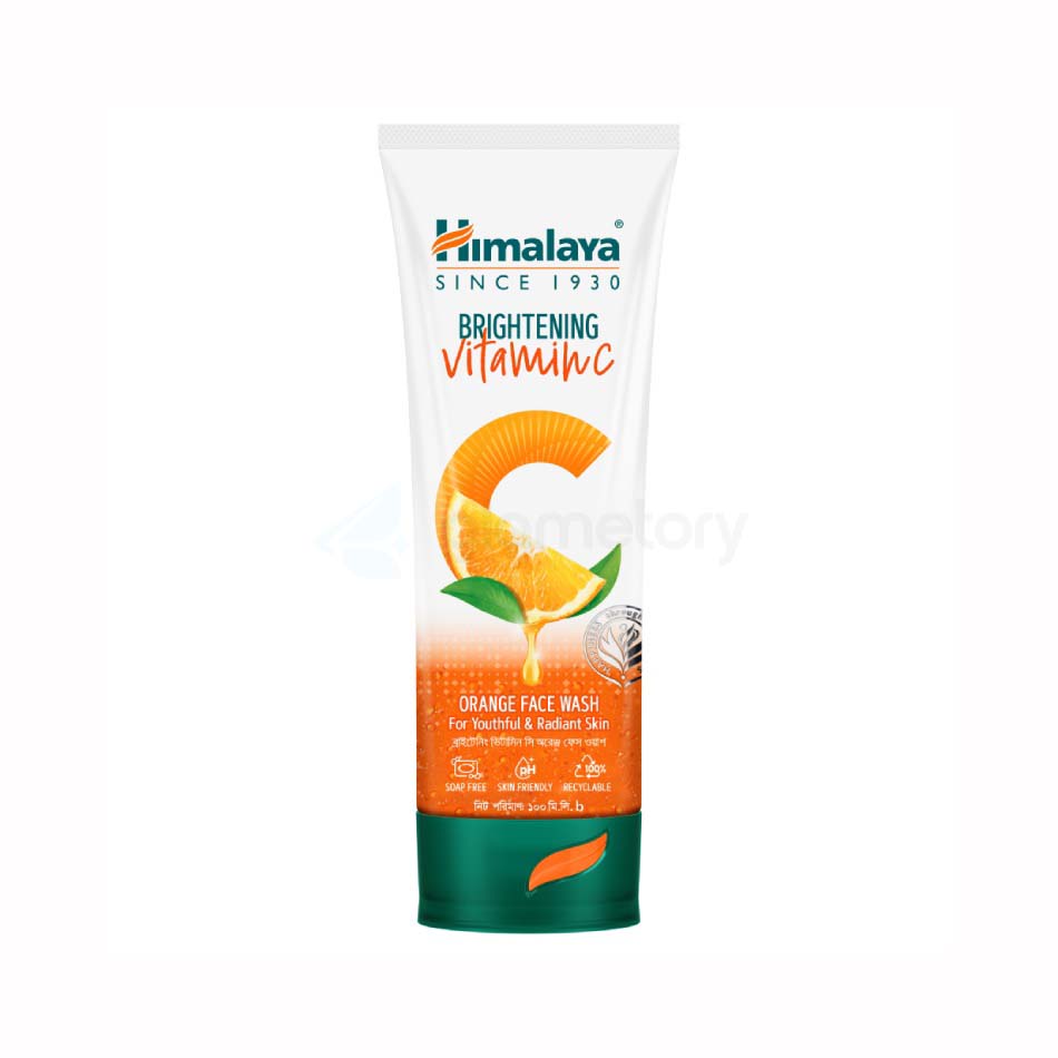 Himalaya Brightening Vitamin C Orange Face Wash For Youthful & Radiant Skin-100ml