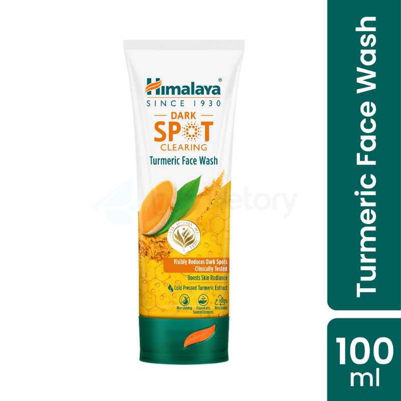 Himalaya Dark Spot Clearing Turmeric Face Wash Boosts Skin Radiance-100ml