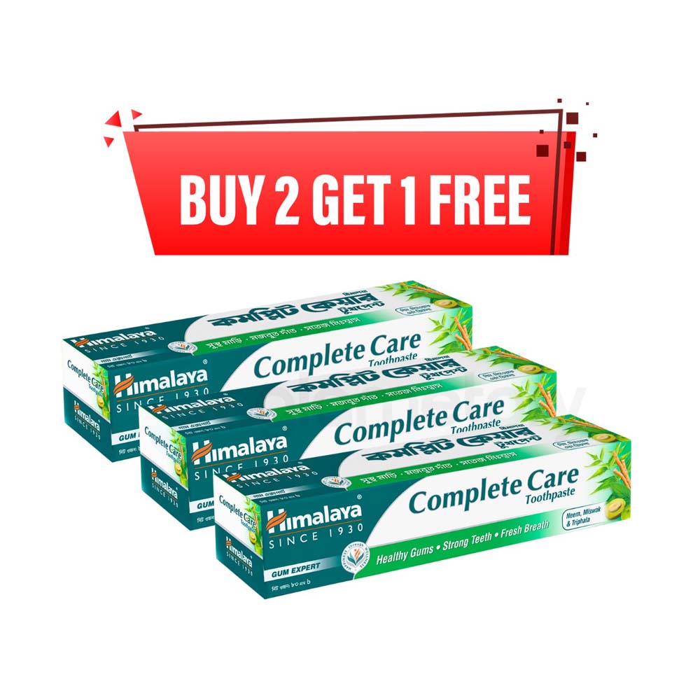 Himalaya Complete Care Gum Expert Toothpaste-Buy 2 Get 1