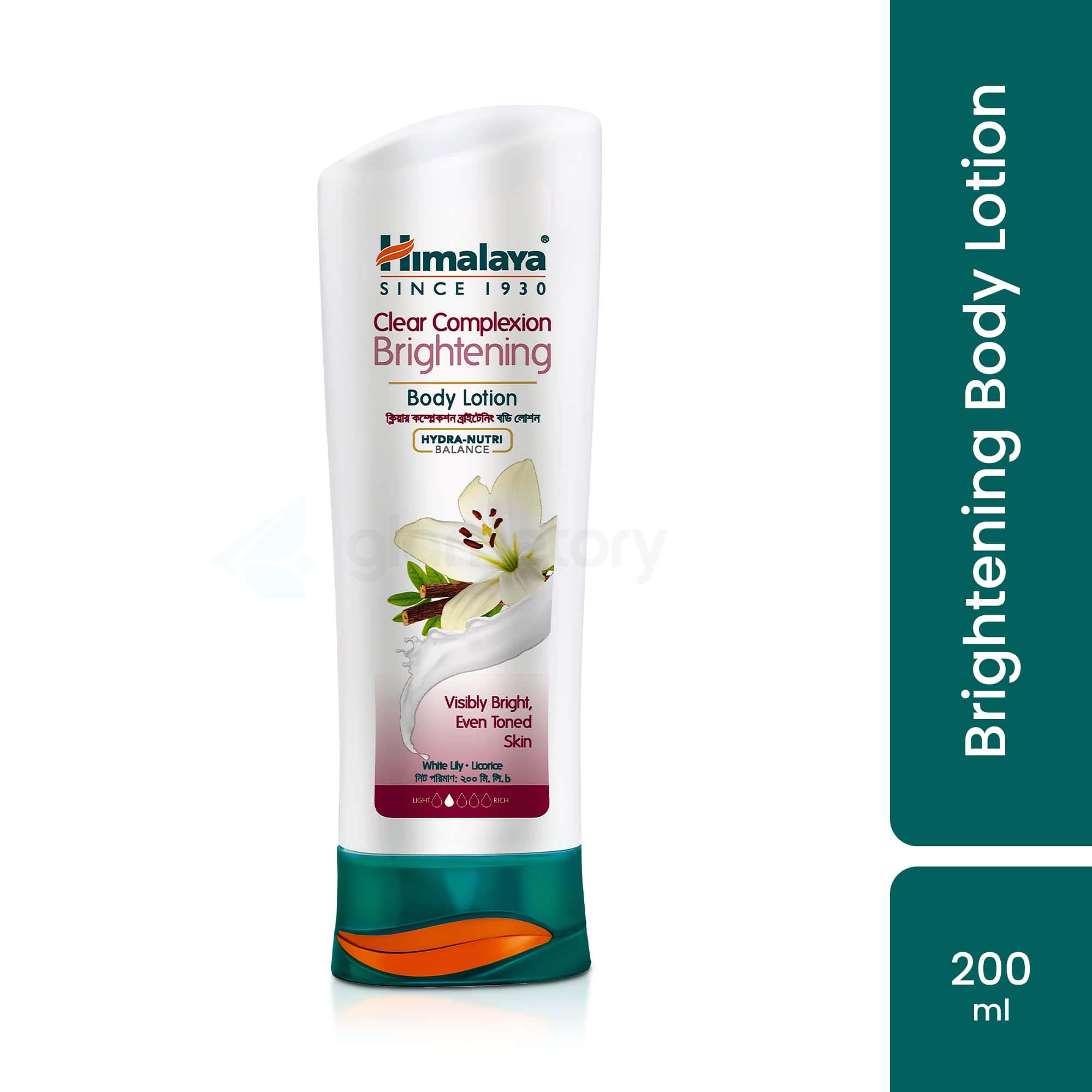 Himalaya Clear Complexion Brightening Body Lotion White Lily Licorice-200ml thumbnail 4